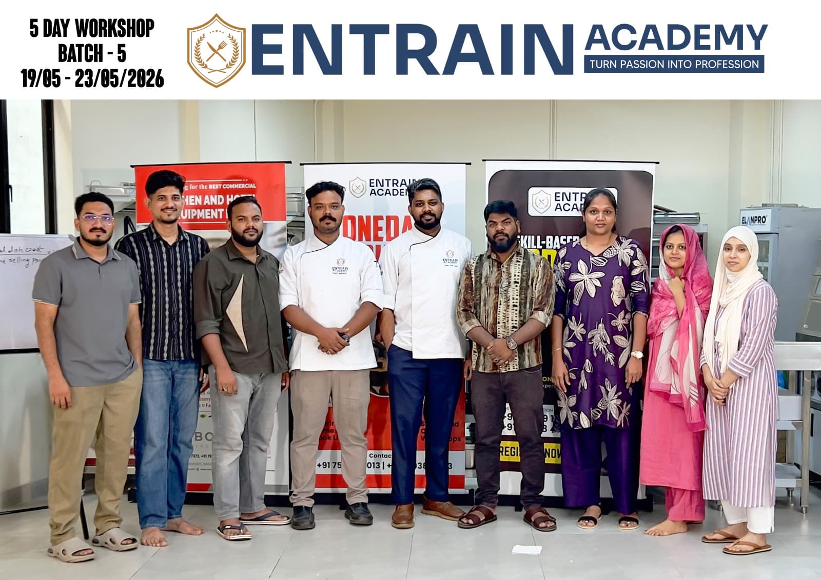 Participants gathered for the 5-day workshop, batch 5