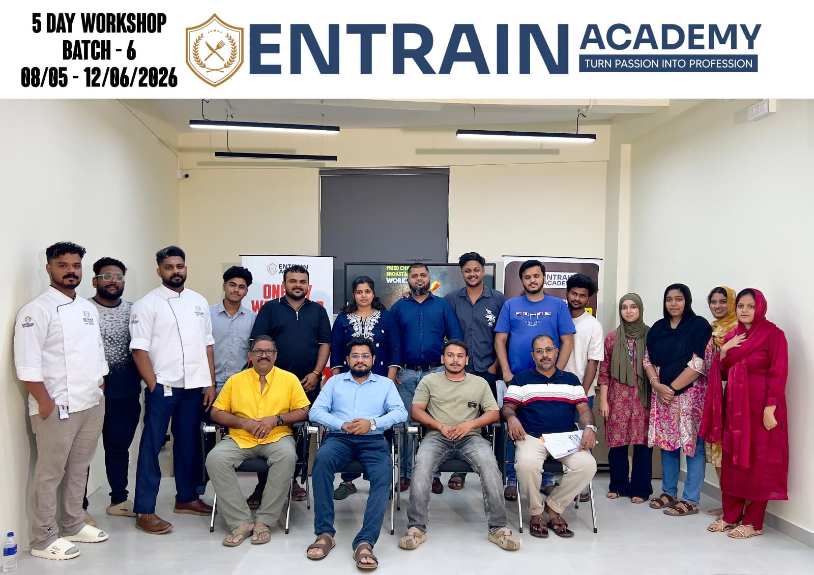Participants gathered for the 5-day workshop, batch 6