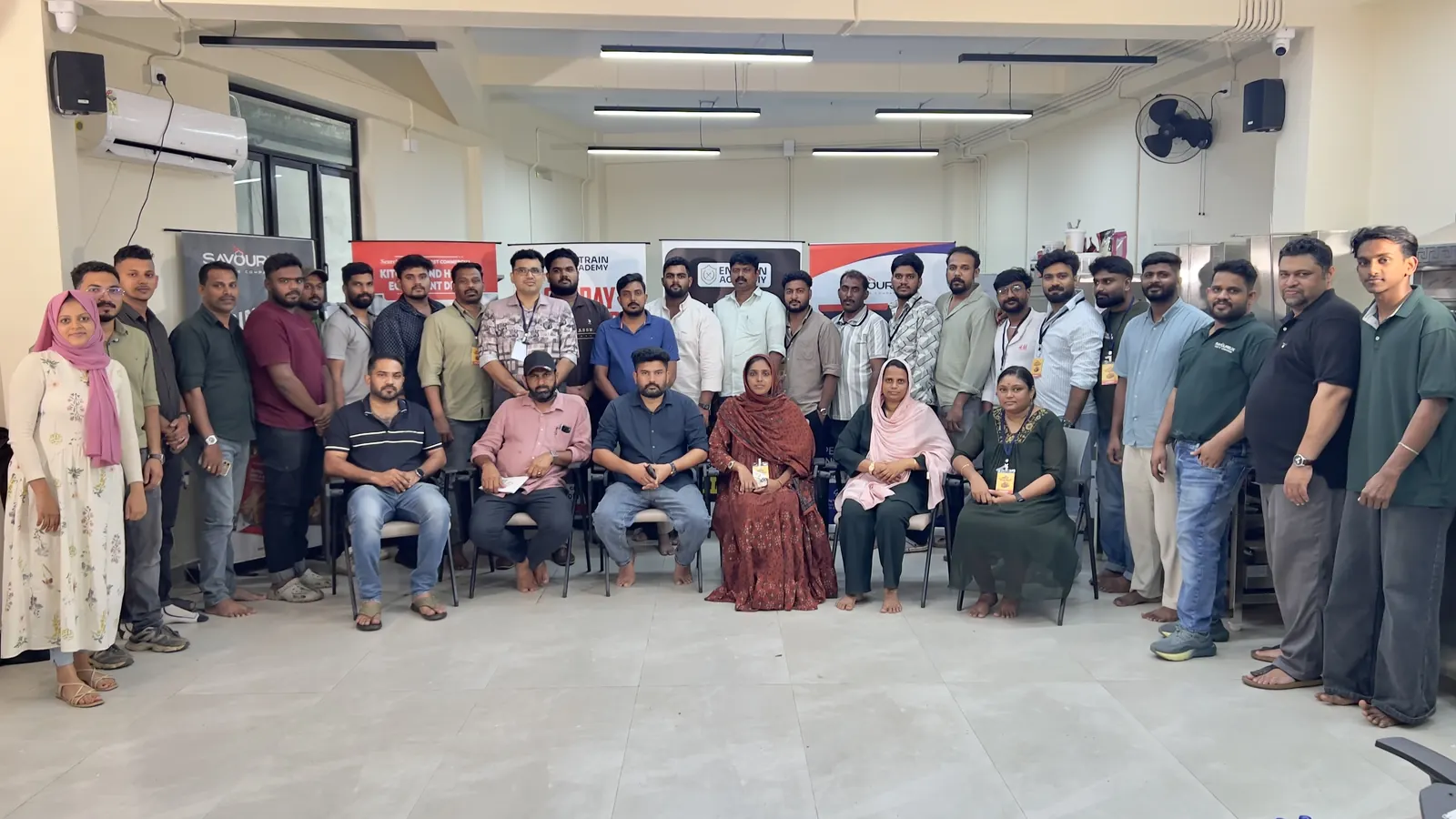 Entrain Academy workshop participants and instructors
